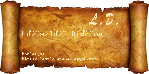 László Diána névjegykártya